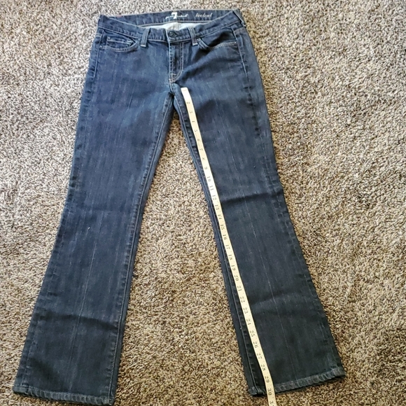 7 for all mankind bootcut jeans size 27 - Picture 8 of 9